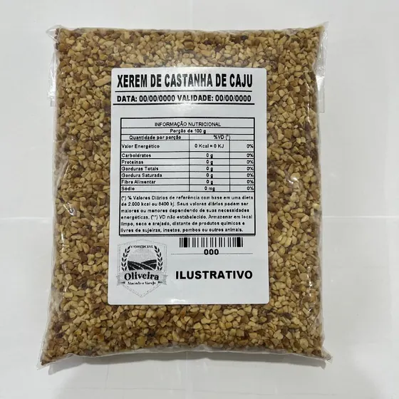 Xerém de Castanha-de-caju Torrado