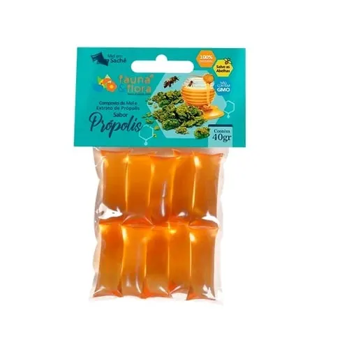 Mel com Própolis em Sachê Fauna e Flora 40g