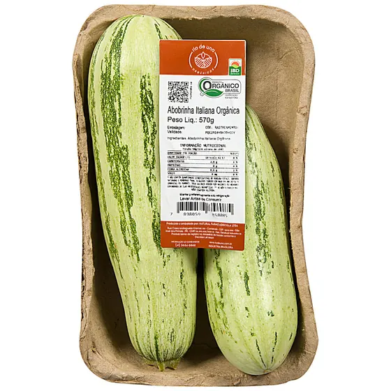 Abobrinha Italiana Orgânica