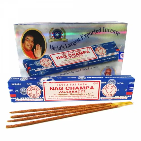 Incenso Sai Baba Nag Champa Satya