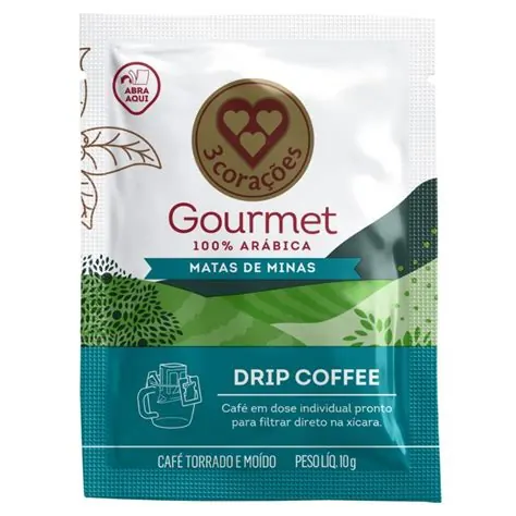Café Drip Gourmet Matas de Minas Três Corações 10g