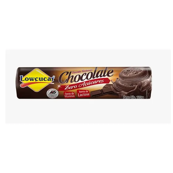 Biscoito Lowçucar Chocolate 120g