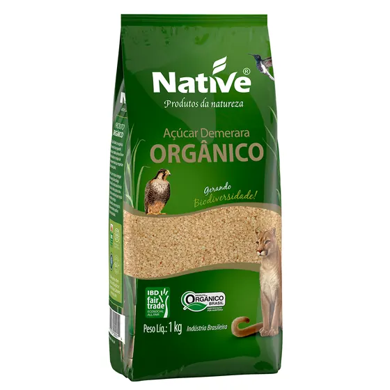 Açúcar Demerara Orgânico Native 1kg