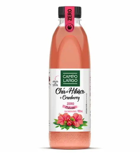 Chá de Hibisco e Cranberry Campo Largo 900ml