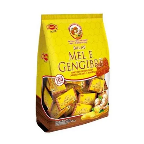 Bala de Gengibre e Mel