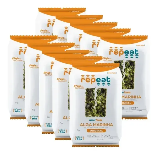 Snack de Alga Marinha Original Repeat 5g