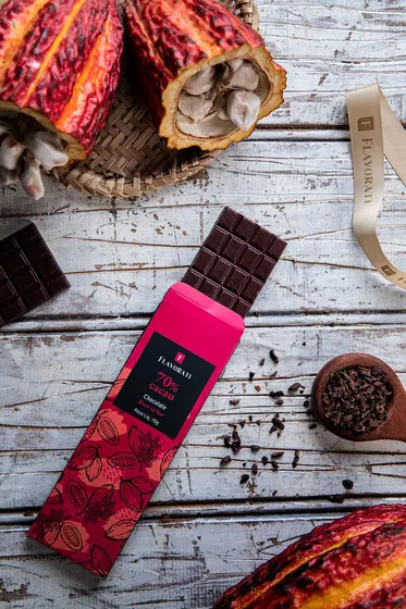 Barra de Chocolate 70% Cacau Chocobahia 70g