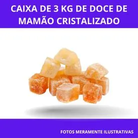 Mamão Cristalizado