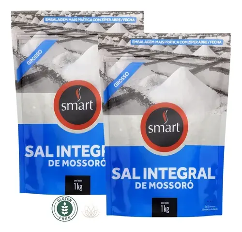 Sal Integral Mossoró Iodado 1kg