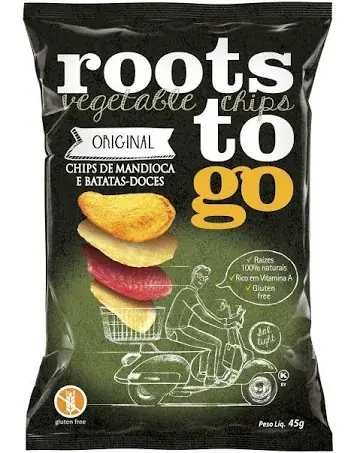 Chips de Batata-doce Original Roots To Go 45g