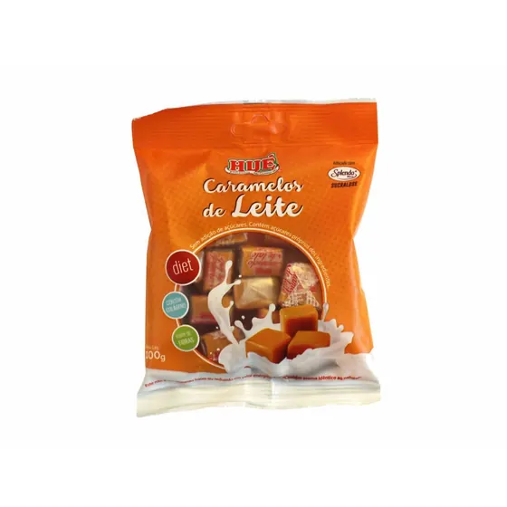 Bala de Caramelo de Leite Zero Açúcar