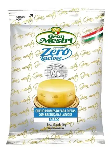 Queijo Parmesão Ralado Zero Lactose Gran Mestri