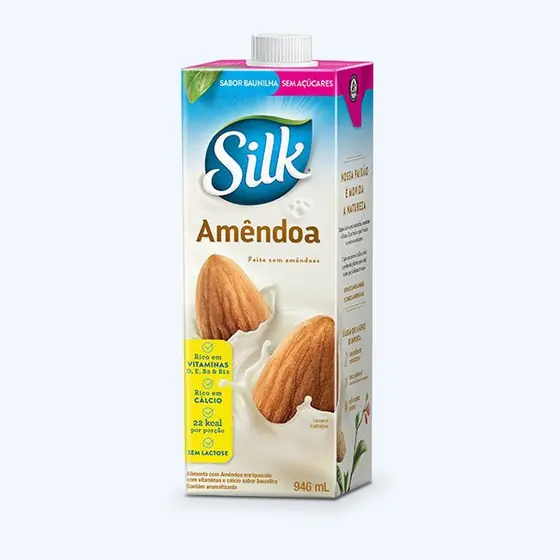 Leite de Amêndoa Silk 1L
