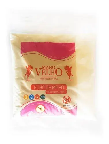 Fubá de Milho Orgânico Mano Velho 500g