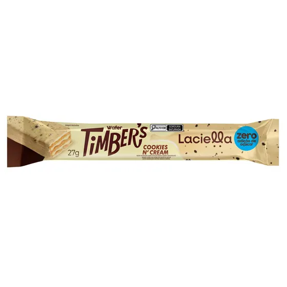Wafer Cookies and Cream Zero Açúcar 27g