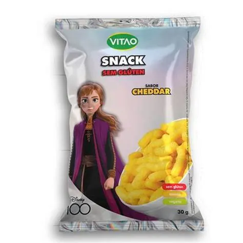 Snack Disney Cheddar sem Glúten Vitao