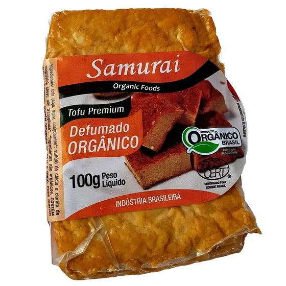 Tofu Orgânico Defumado Samurai 100g