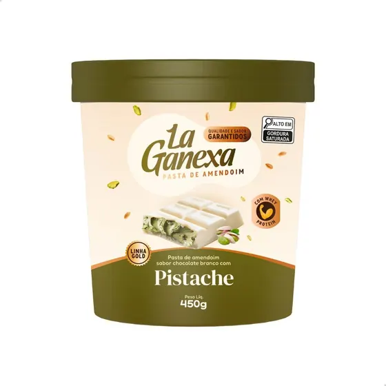 Pasta de Amendoim Pistache La Ganexa 450g
