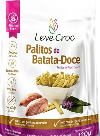 Palitos de Batata-doce Leve 120g