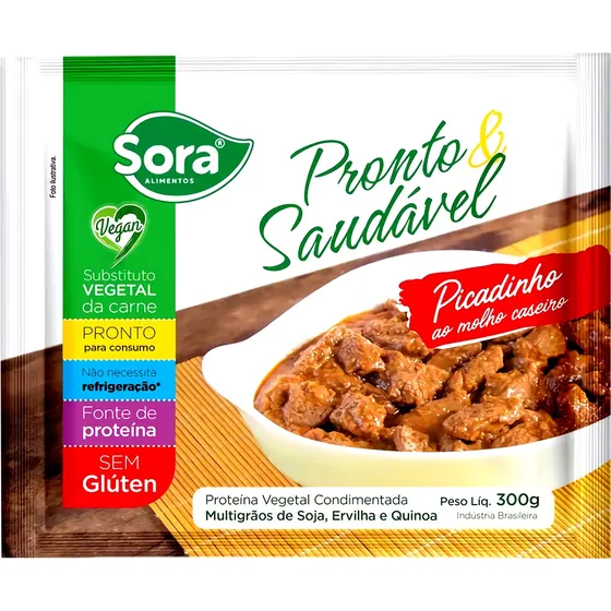 Picadinho Vegano com Molho Caseiro Sora
