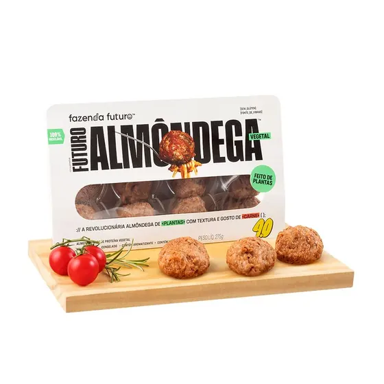 Almôndega Vegana Fazenda Futuro Congelada 275g
