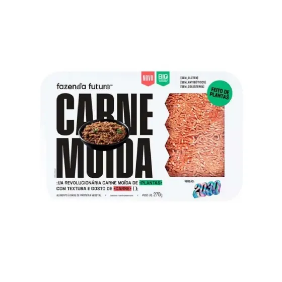 Carne Moída Vegana Fazenda Futuro 270g