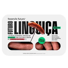 Linguiça Vegana Fazenda Futuro Congelada 250g