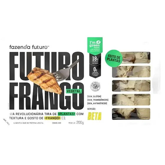 Tiras de Frango Vegano Fazenda Futuro 200g