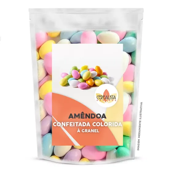 Amêndoa Confeitada Colorida