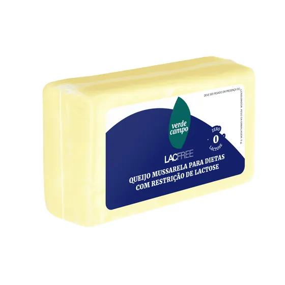 Queijo Mussarela Lacfree Verde Campo