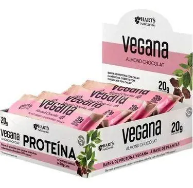 Barra de Proteína Vegana Harts Chocolat Zero 70g