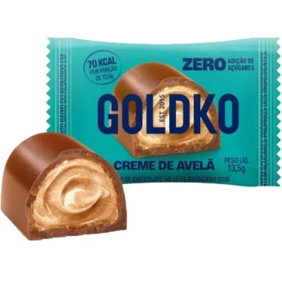 Bombom de Avelã Zero Goldko