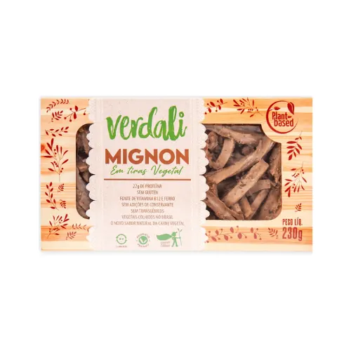 Mignon Vegetal em Tiras Verdali 230g