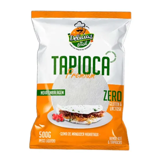 Tapioca Premium Sem Glúten 500g