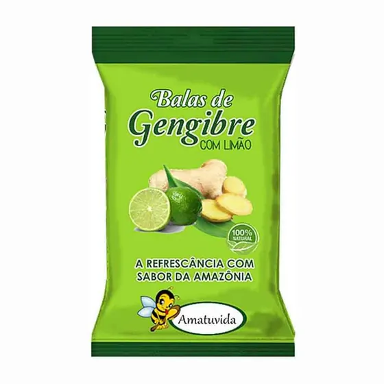 Bala de Gengibre e Limão 40g