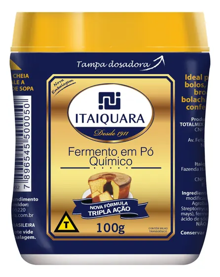 Fermento Químico em Pó Kodilar 100g