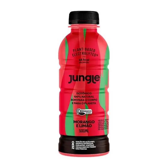 Isotônico Jungle Morango e Limão 500ml