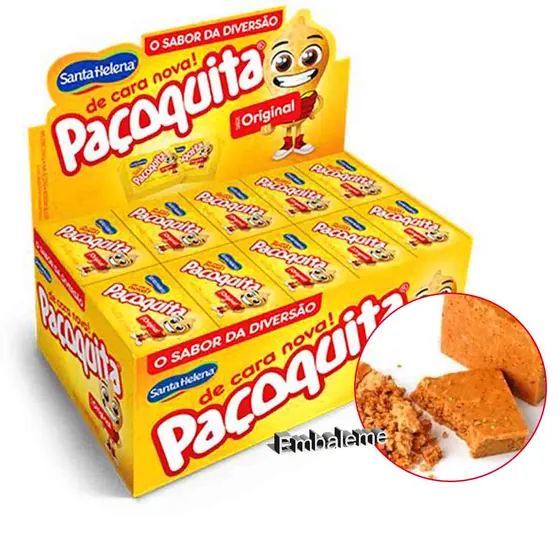 Pacoquita Quadrada Diet Santa Helena 18g