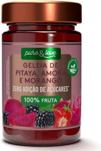 Geleia de Pitaya Zero Açúcar Amo Mor 230g