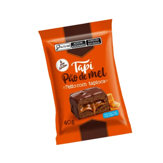 Pão de Mel Recheado com Doce de Leite Tapi