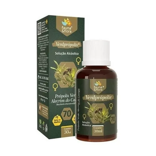 Extrato de Própolis Verde 70% Concentrado Fauna e Flora 30ml