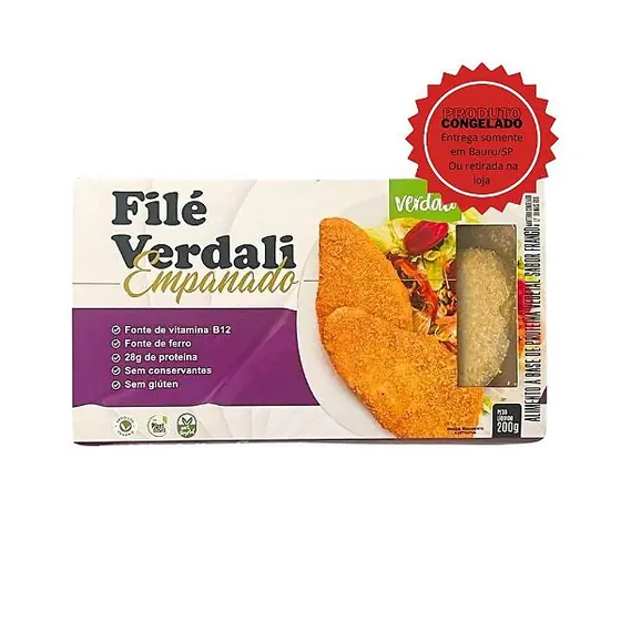 Filé Empanado Vegetal Verdali 200g