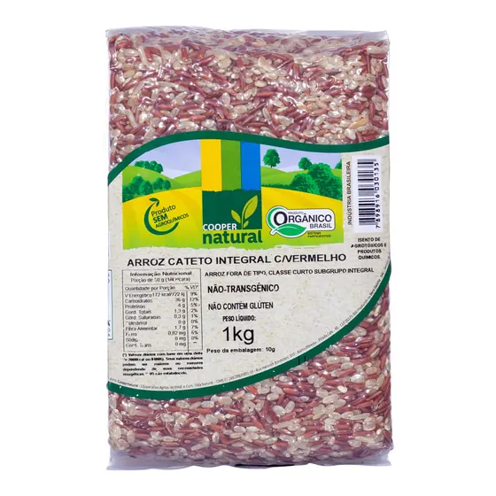 Arroz Cateto com Vermelho Integral