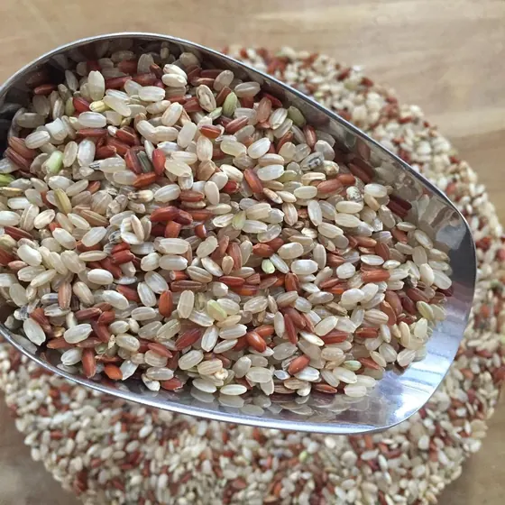 Arroz Cateto com Vermelho Integral