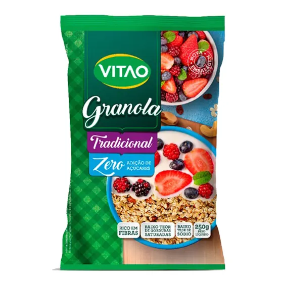 Granola Tradicional Zero Açúcar Vitao 250g