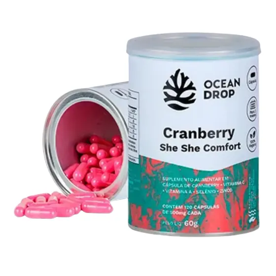 Cranberry She She Comfort 120 Cápsulas Ocean Drop
