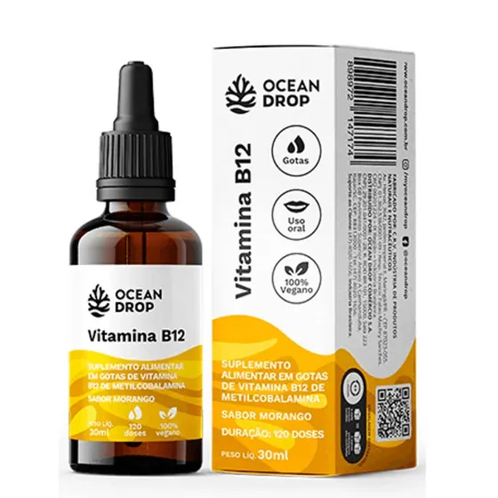 Vitamina B12 em Gotas Ocean Drop 30ml