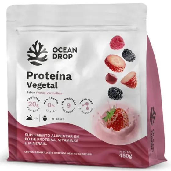 Proteína Vegetal Frutas Vermelhas Ocean Drop