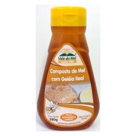 Mel com Geleia Real em Bisnaga 280g
