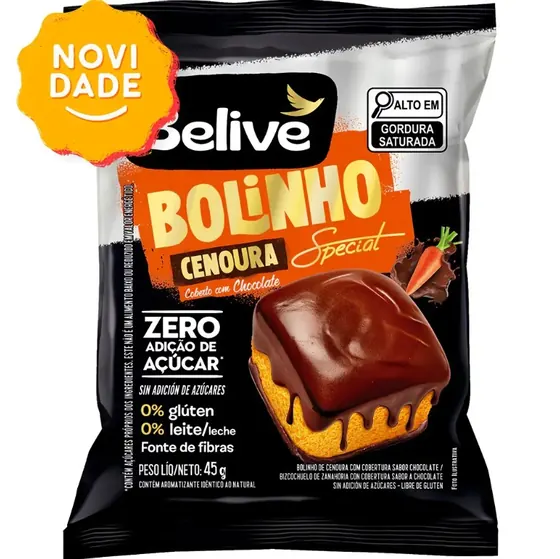 Bolinho de Chocolate Belive 45g
